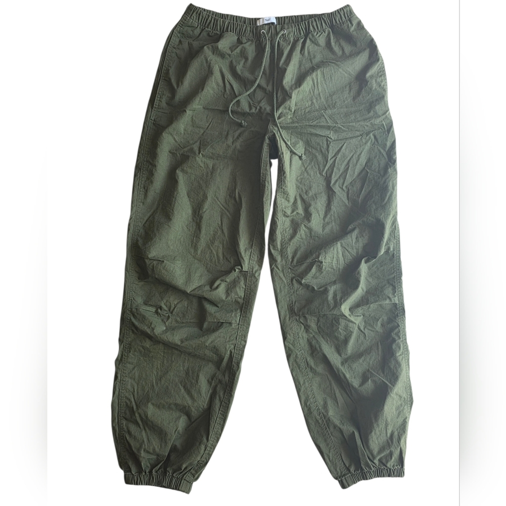Aritzia Tna Deploy Parachute Pant Dark Green Size Small - Picture 3 of 11